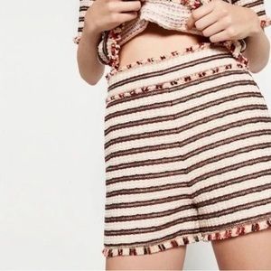 Zara Tweed Jacquard High Rise Shorts. Size XS. NWOT